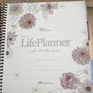 Erin Condren Flora 7x9 Daily Duo EC